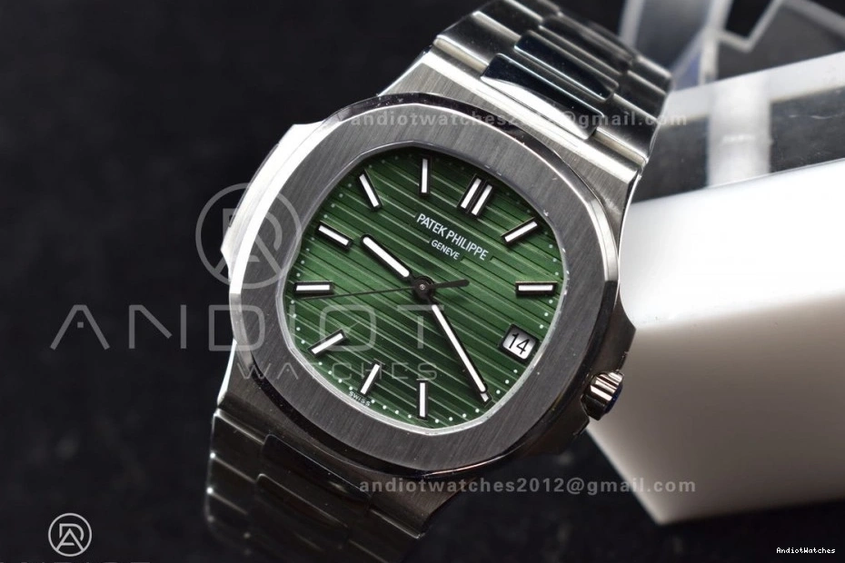 Clone Best Bracelet 426 Edition A324 WaterResistant Green 3KF 1A V Nautilus 5711 SS Dial Textured Super 1:1 On 0724